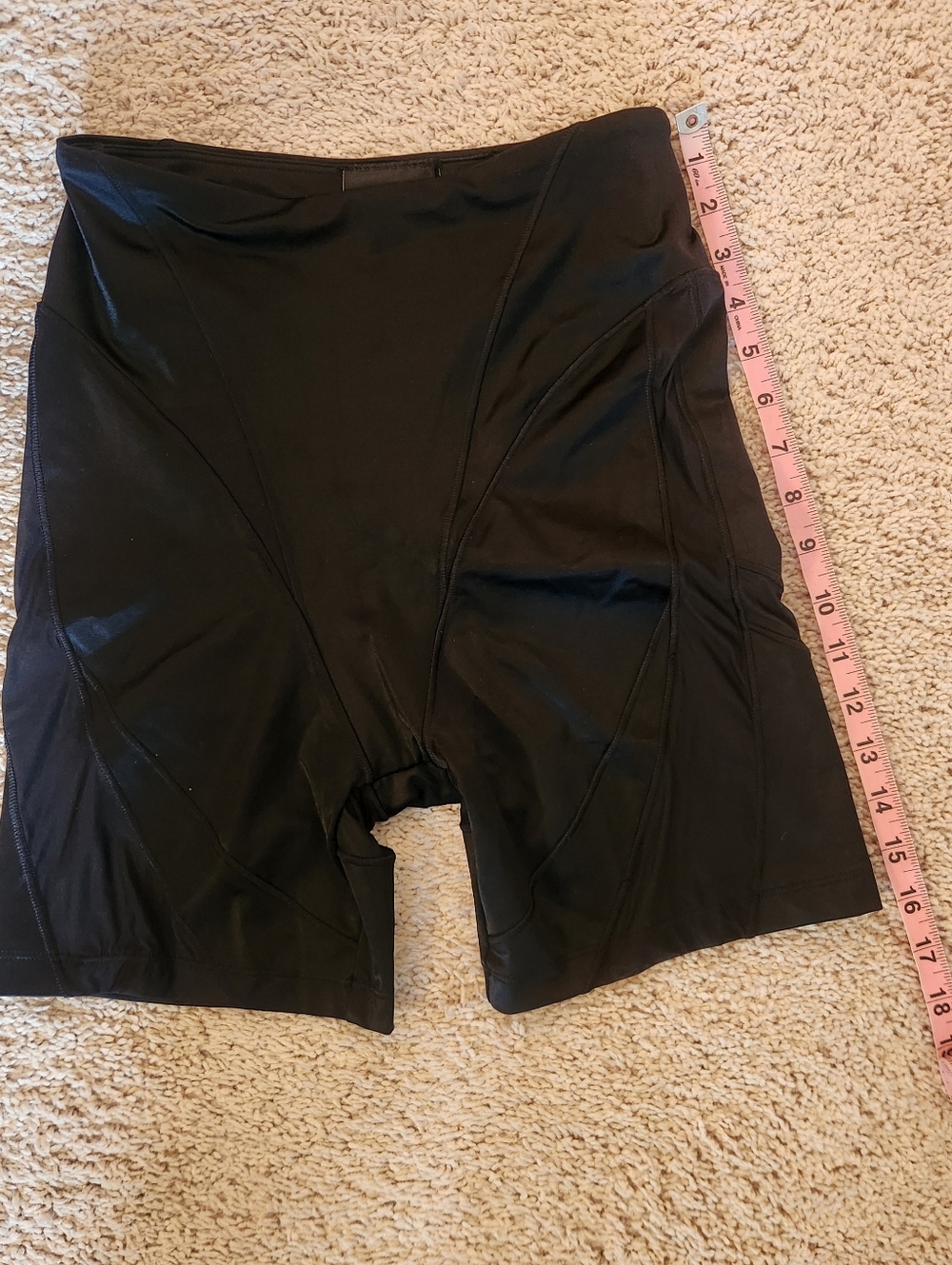 IVY PARK Black High-Waist Mesh-Panel Bike Shorts Sz Small - Picture 9 of 10